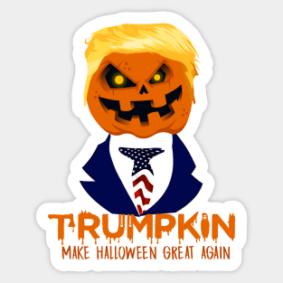 Halloween Trumpkin Make Halloween Great Again Gift T-Shirt Sticker